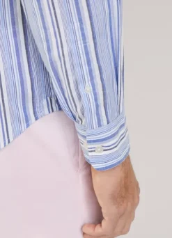 regular fit striped shirt