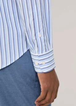 regular fit striped shirt