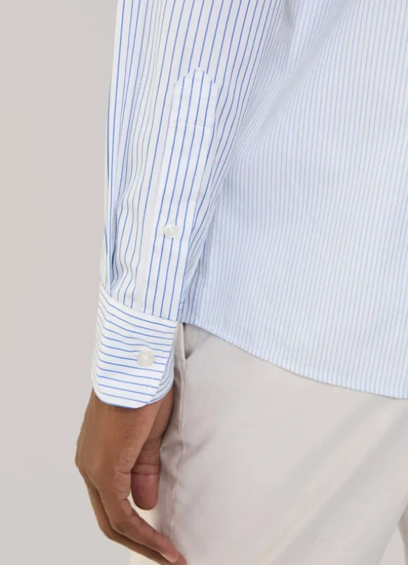 regular fit striped shirt