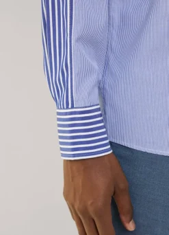 regular fit striped shirt