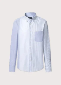 regular fit striped shirt