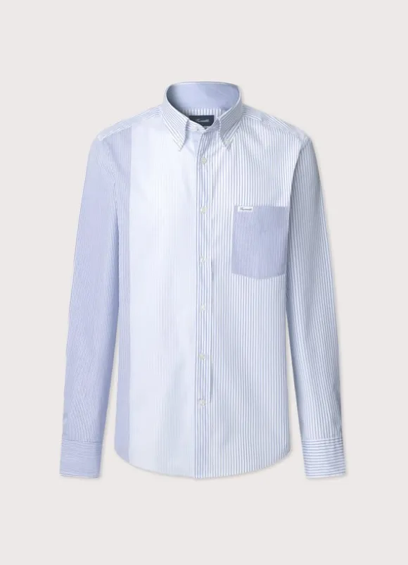 regular fit striped shirt