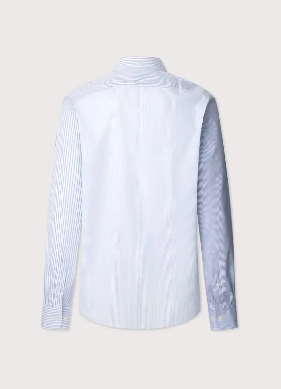 regular fit striped shirt
