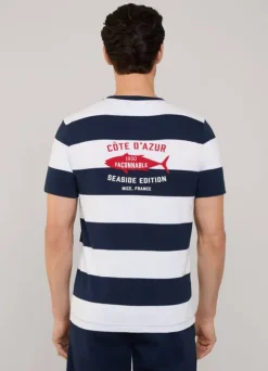 regular fit striped t-shirt