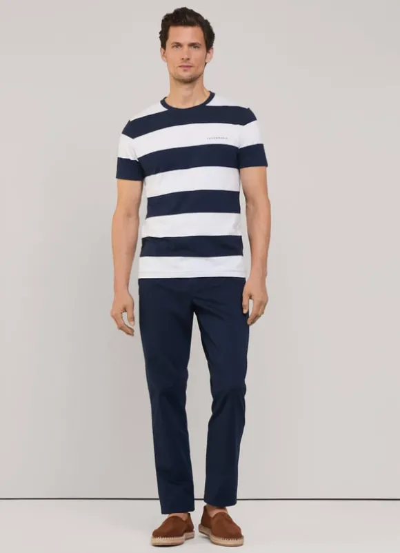 regular fit striped t-shirt