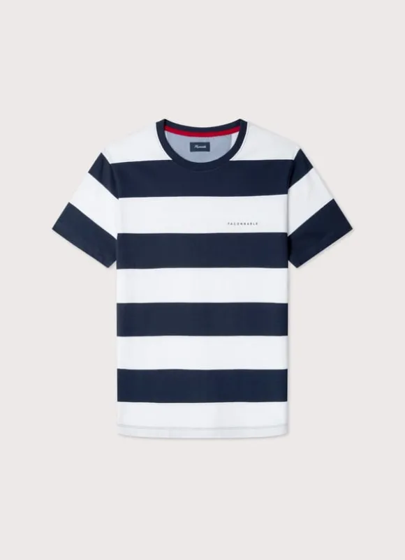 regular fit striped t-shirt