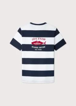 regular fit striped t-shirt