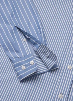 regular fit striped twill shirt