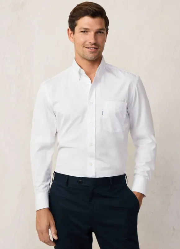 regular fit 120-thread poplin shirt