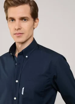 regular fit 120-thread poplin shirt