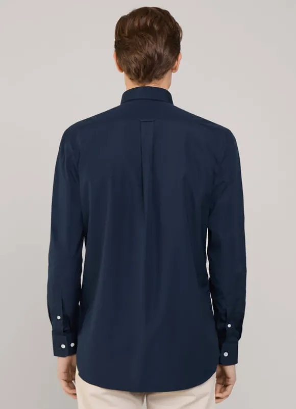 regular fit 120-thread poplin shirt