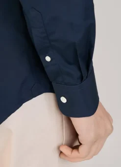 regular fit 120-thread poplin shirt