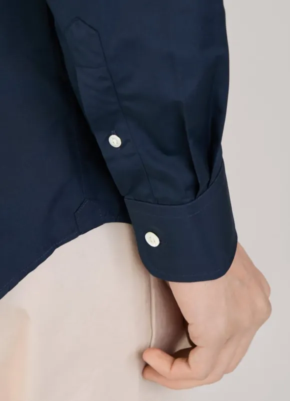regular fit 120-thread poplin shirt