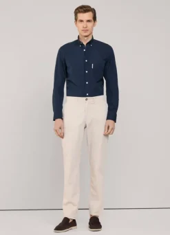 regular fit 120-thread poplin shirt