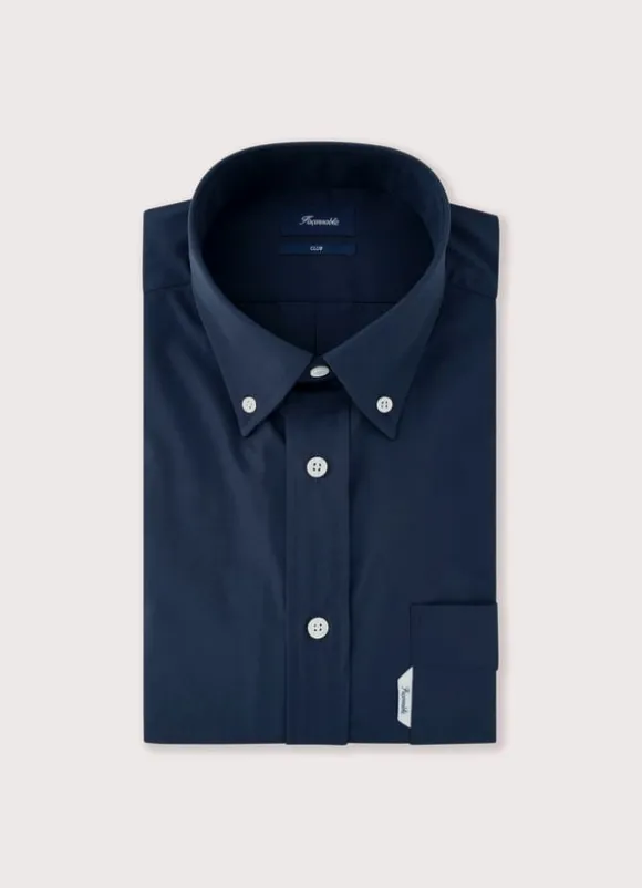 regular fit 120-thread poplin shirt