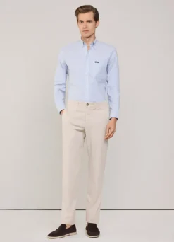 regular fit twill chinos