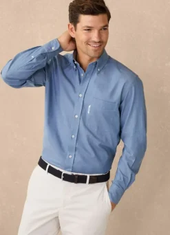 regular fit twill shirt