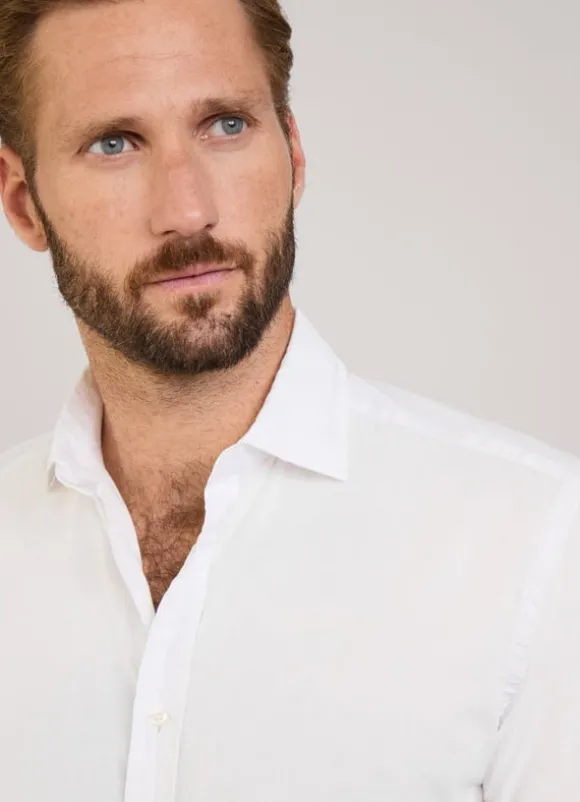 regular fit voile shirt