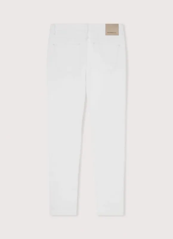 regular fit white wash jeans