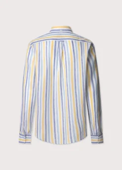 regular fit wide striped shirt