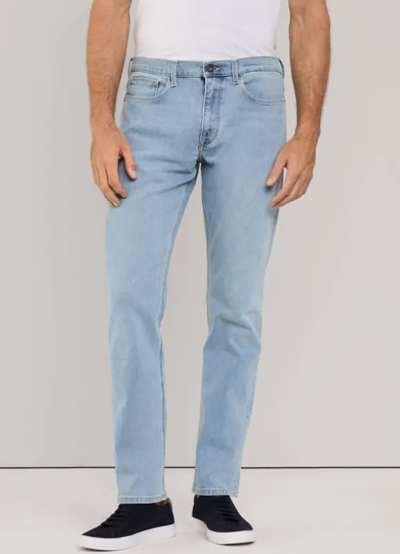 regular fit worn effect jeans