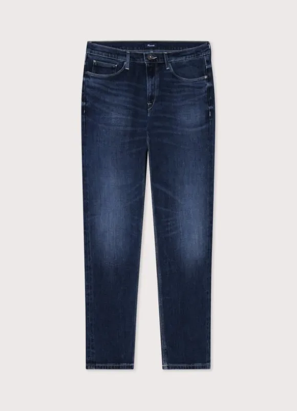 regular fit worn effect jeans