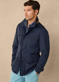 shirt collar safari jacket