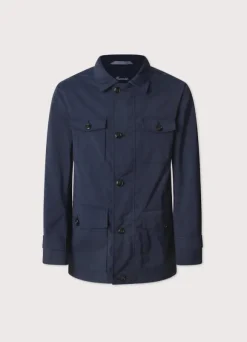 shirt collar safari jacket