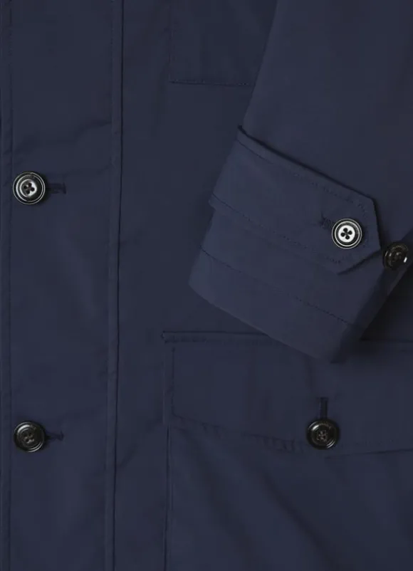 shirt collar safari jacket