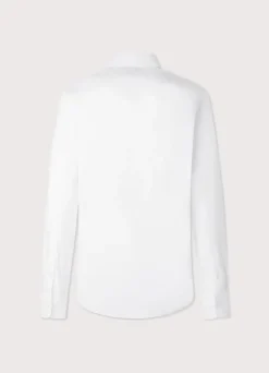 slim fit stretch poplin shirt