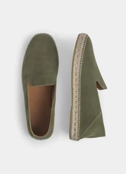 slip-on suede espadrilles