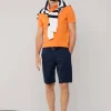 stretch chino bermuda shorts