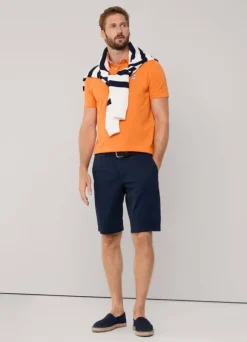 stretch chino bermuda shorts
