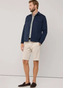 stretch chino bermuda shorts