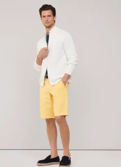 stretch chino bermuda shorts