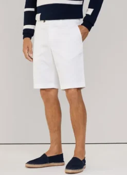 stretch chino bermuda shorts