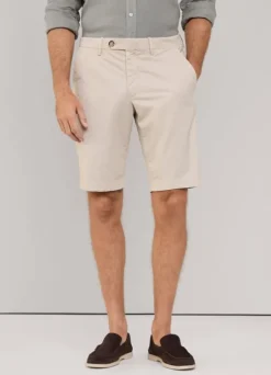 stretch chino bermuda shorts