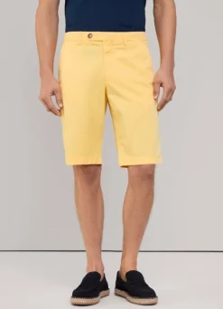 stretch chino bermuda shorts