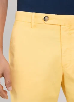 stretch chino bermuda shorts
