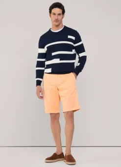 stretch chino bermuda shorts