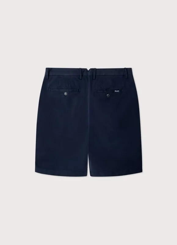 stretch chino bermuda shorts