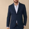 stretch seersucker blazer