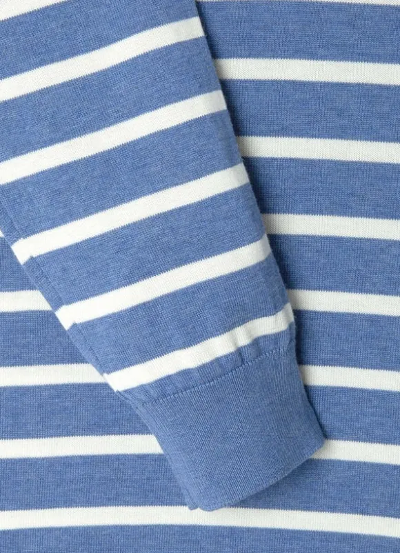 striped crew neck jumper
