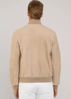 suede bomber jacket
