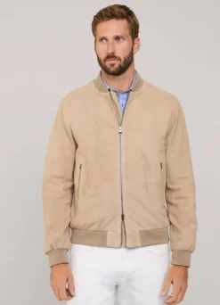 suede bomber jacket