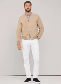 suede bomber jacket