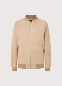 suede bomber jacket