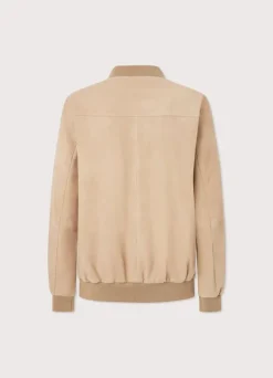 suede bomber jacket