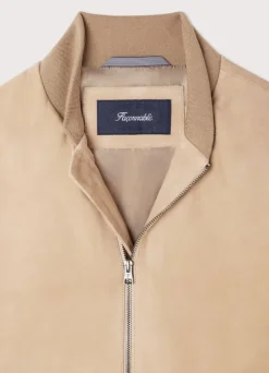 suede bomber jacket