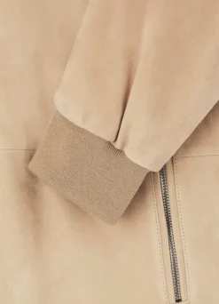 suede bomber jacket